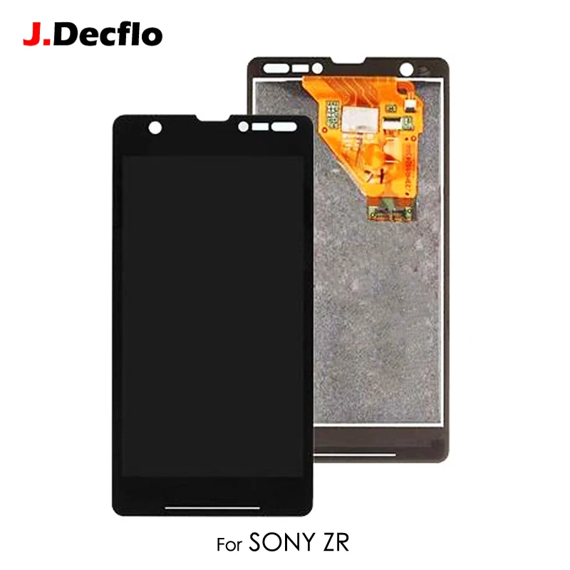 Для sony Xperia ZR M36h C5503 C5502 ЖК дисплей Дисплей Сенсорный экран планшета Стекло сборки