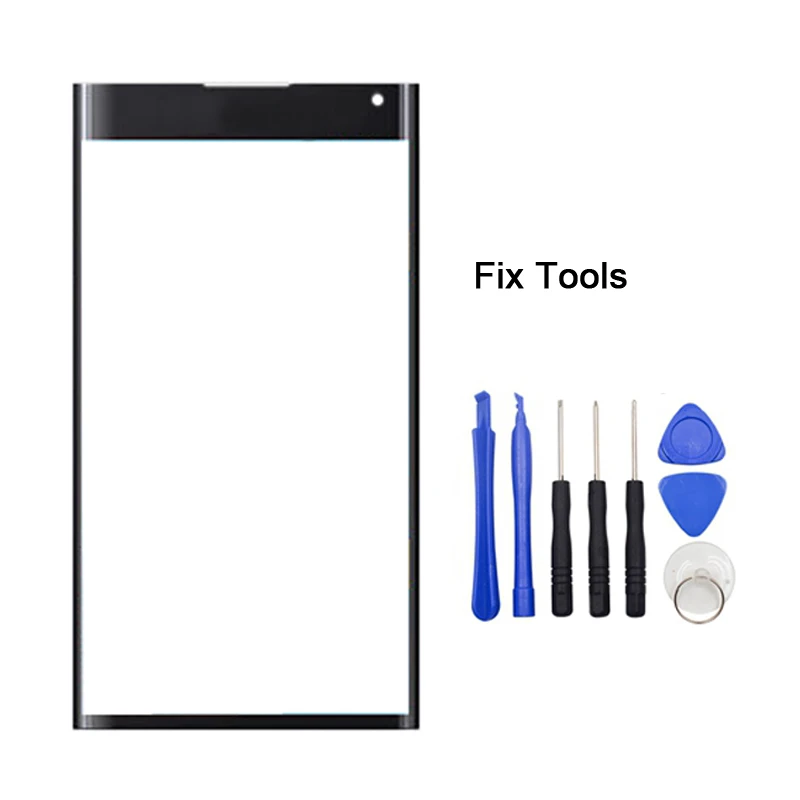 LOVAIN 1PCS Black Genuine Original Black For BlackBerry Priv Front Glass Lens Touch Screen LCD Outer