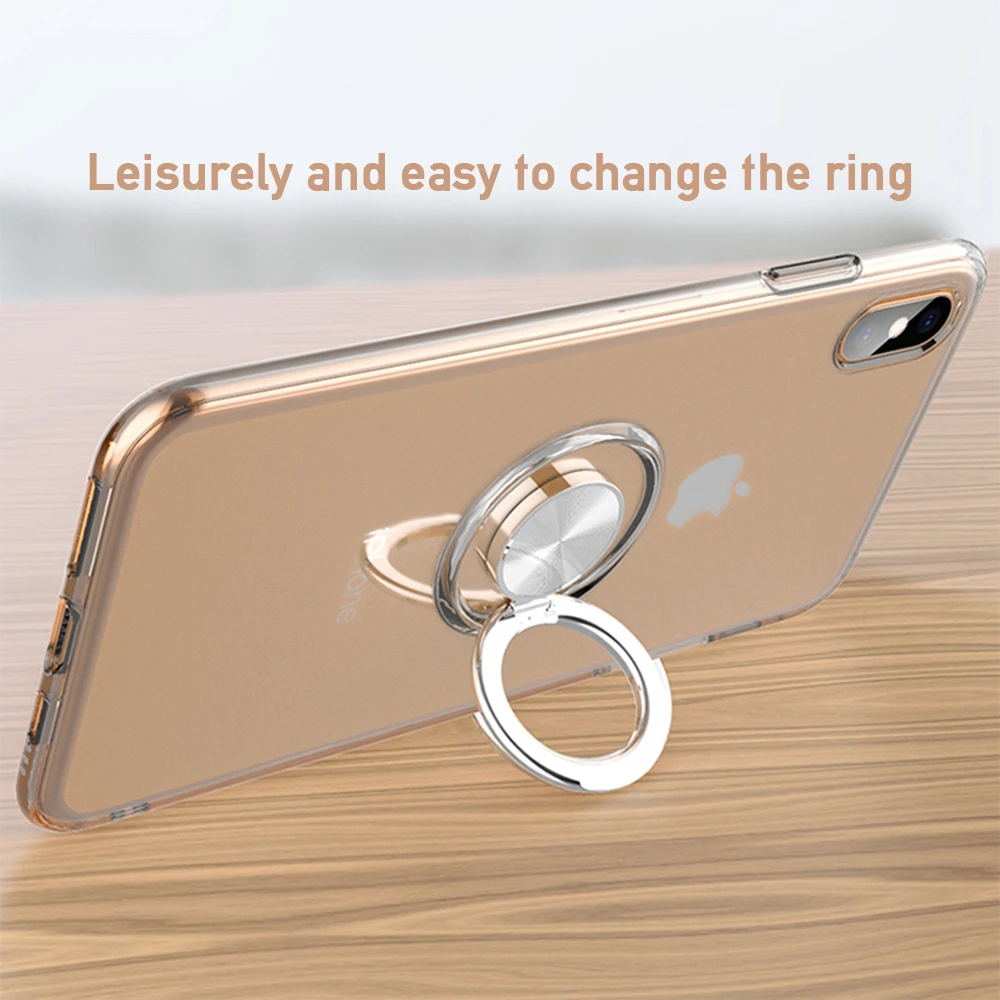 OTAO رقيقة جدا لينة TPU المغناطيس الهاتف حقيبة لهاتف أي فون XS ماكس X XR كامل الجسم سليم واقية غطاء ل فون 8 7 6 6 S زائد كوكه