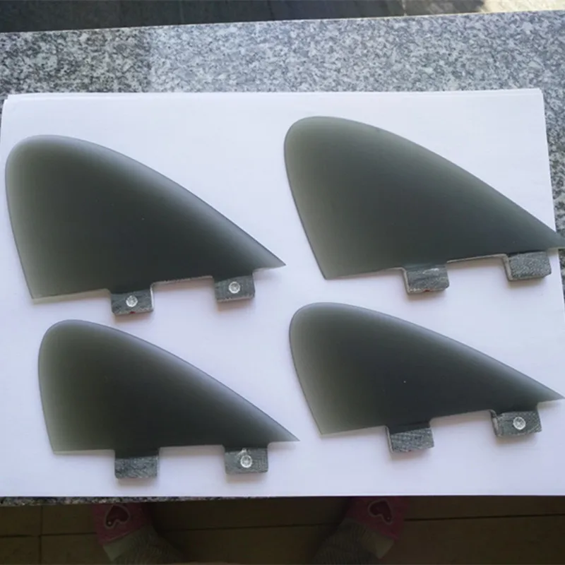 

Factory goods surfboard fcs base fins keel set 4pcs a set smoke color