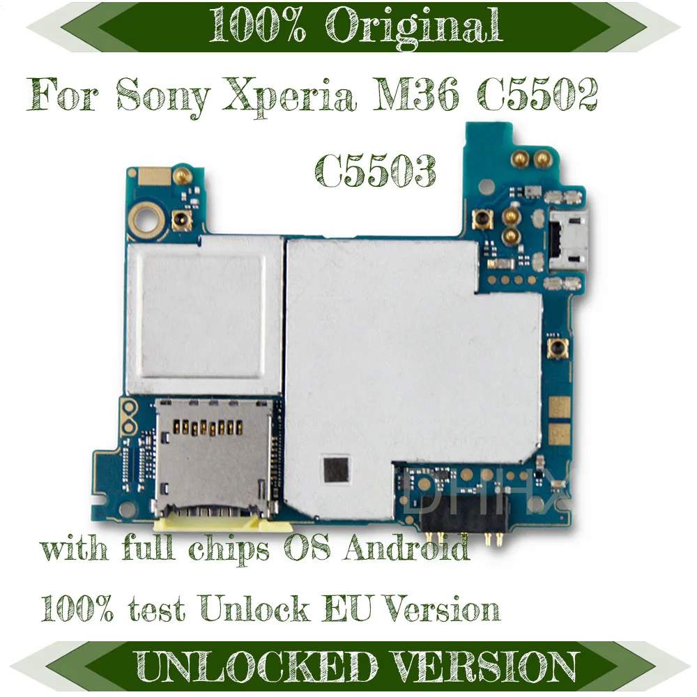 

EU Version Original Working Unlocked Mainboard Logic Board FPC For For Sony Xperia ZR M36 M36h C5502 C5503 Motherboard