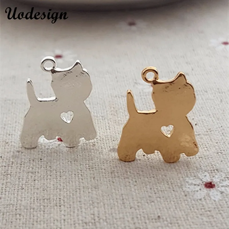 

20pcs/lot 17*21mm Silver Plated Cat Charms Pendants for Necklace Bracelet Jewelry Making DIY Handmade Craft