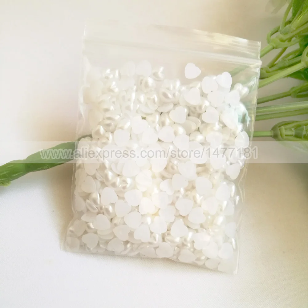Heart Shaped Pearls 6mm 2