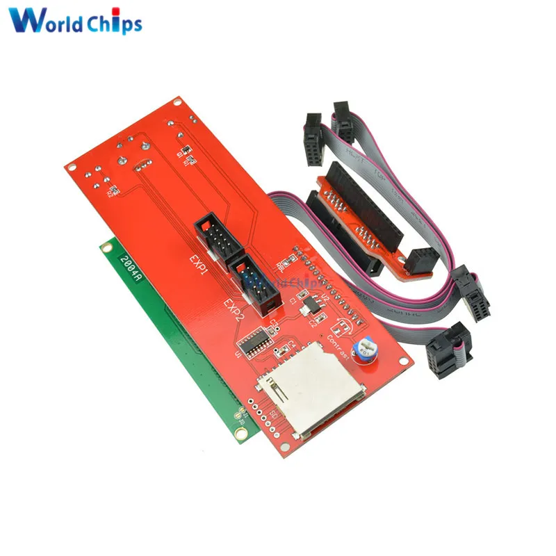 Комплект для 3D принтера Reprap Smart Control ler Display Ramps 1 4 2004 LCD дисплей контроль|ramps 1.4|controle