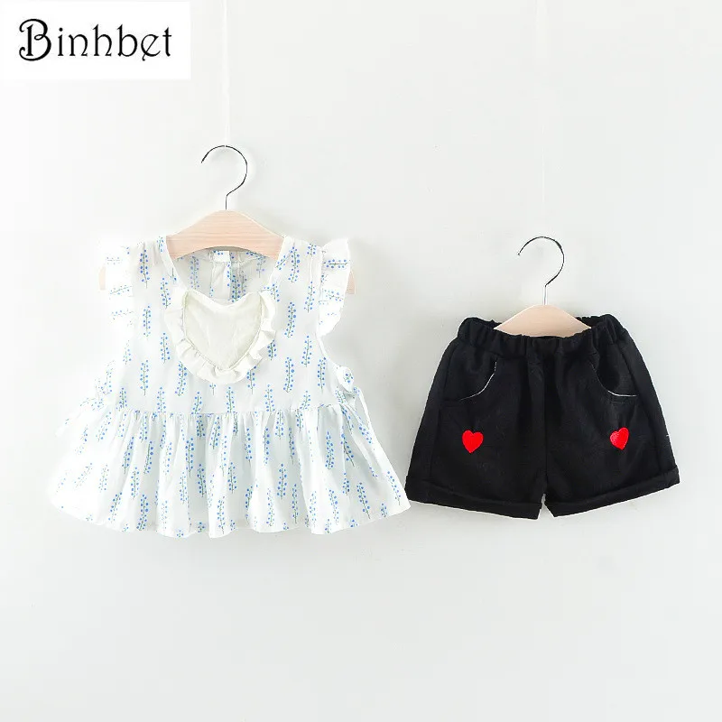 

2018 Summer Baby Girls Clothing Sets Fashion Girls Clothes Sport Suits 2PCS for Baby Girls Clothing Outfits Sets