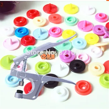 

140 sets/lot KAM T3 plastic snap button it cover sheet button to package the rain the button + a set of installation of pliers