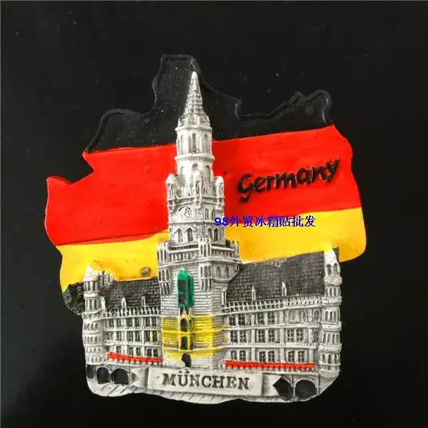 Munich City Hall Marinplatz 3D магнит на холодильник Германия туристические сувениры холодильник магнитные наклейки аксессуары для дома