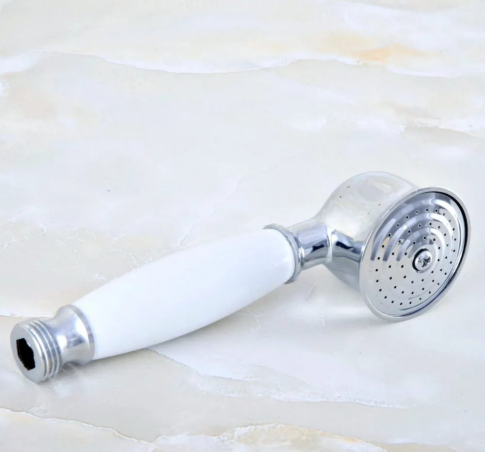 

Polished Chrome Brass Telephone Shape Hand Spray Handheld Shower head / Bathroom Accessory (Standard 1/2") mhh034