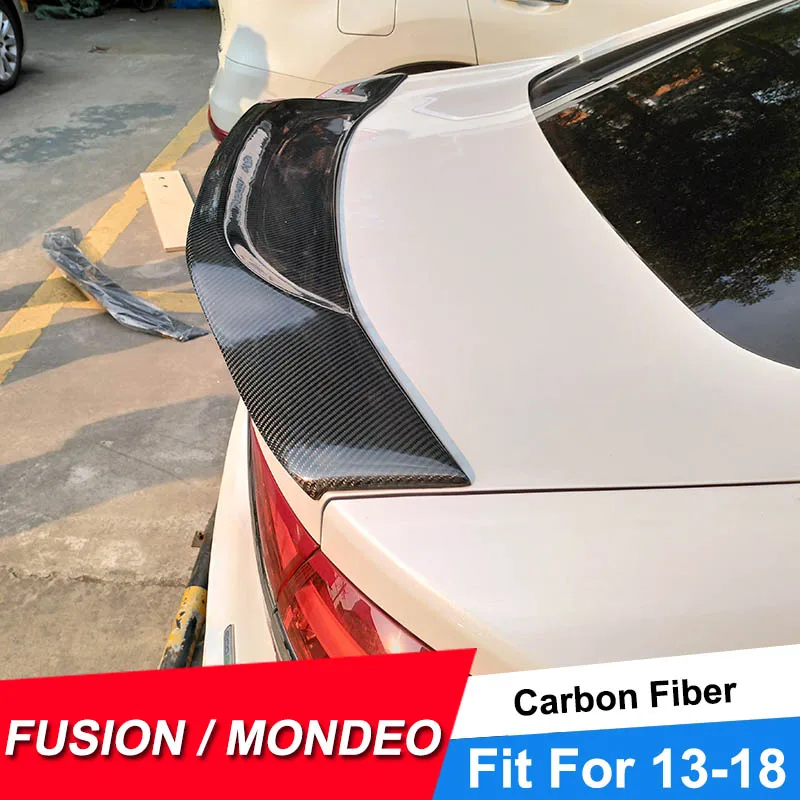 JNCFORURC Задняя Крышка багажника автомобильный спойлер для Ford Mondeo Fusion 2013 14 15 16 17 18 из