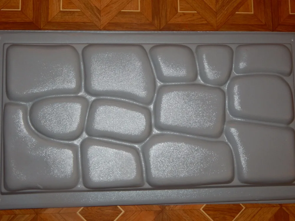 Plastic Molds for Concrete Plaster Wall Stone Cement Tiles "Stone smooth" Decorative wall molds