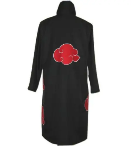 Бесплатная доставка костюмы Наруто Учиха Саске плащ Акацуки со шляпой Мужской и