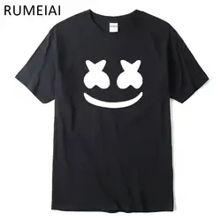 Rumeiai брендовая одежда футболки Для мужчин Новое поступление 2017 года летние футболка Для Мужчин Печатных Футболка короткий рукав