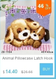 Набор гобелен Knooppakket Almohadas Para Perritos, подушка, холст, пряжа, набор подушек с защелкой, крючок, вышивка, подушка