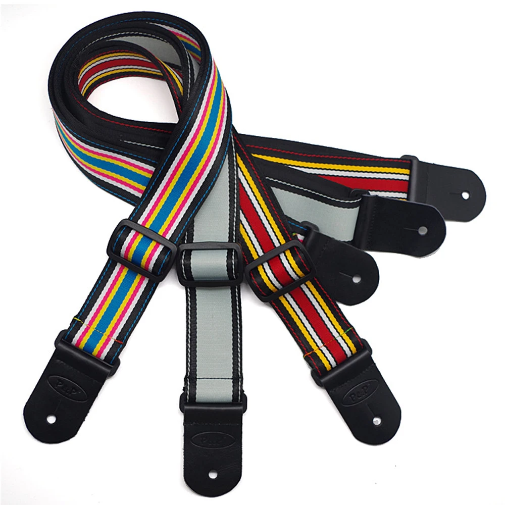 Cotton Colorful Electric Guitar Acoustic Guitar Folk Guitar Bass Strap Guitar Strapin Guitar