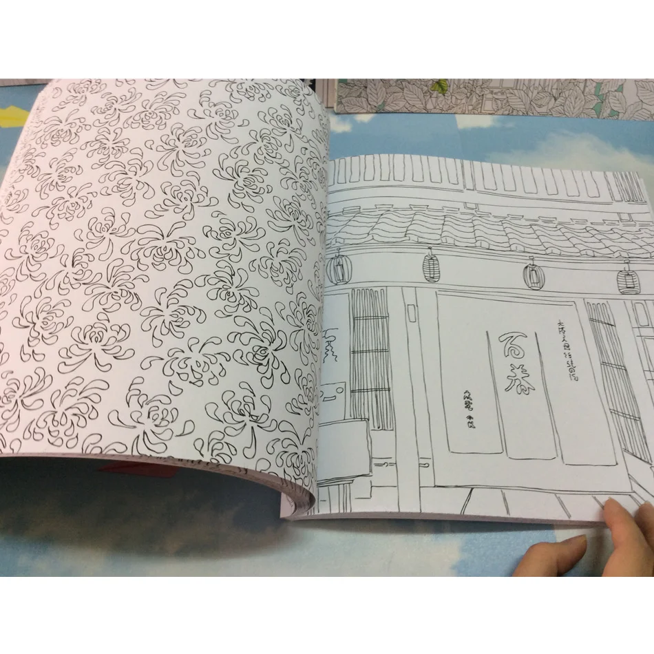 96 Pages Coloring Books For Adults JAPAN SECRET Colouring Books