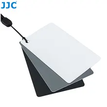 JJC-cámara Digital Balance de blancos 18%, tarjeta gris, DSLR, SLR, película de fotografía, pequeña herramienta WB, 8,5x5,4 cm, para Canon/Nikon/Sony/Pentax