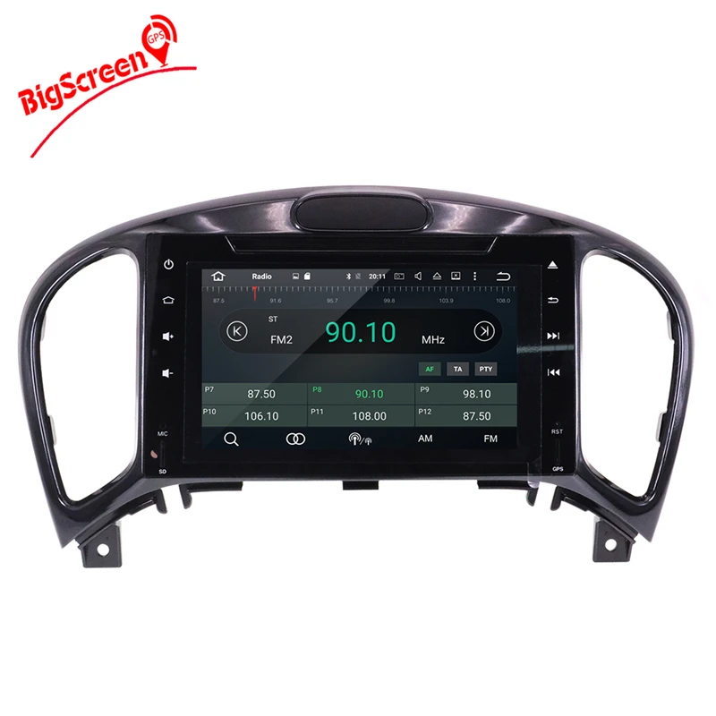 Discount Newest Android 8.1 Eight Core Car DVD Player GPS Navi For Nissan Juke For Infiniti ESQ 2012-2017 Multimedia Satnav Headunit wifi 8