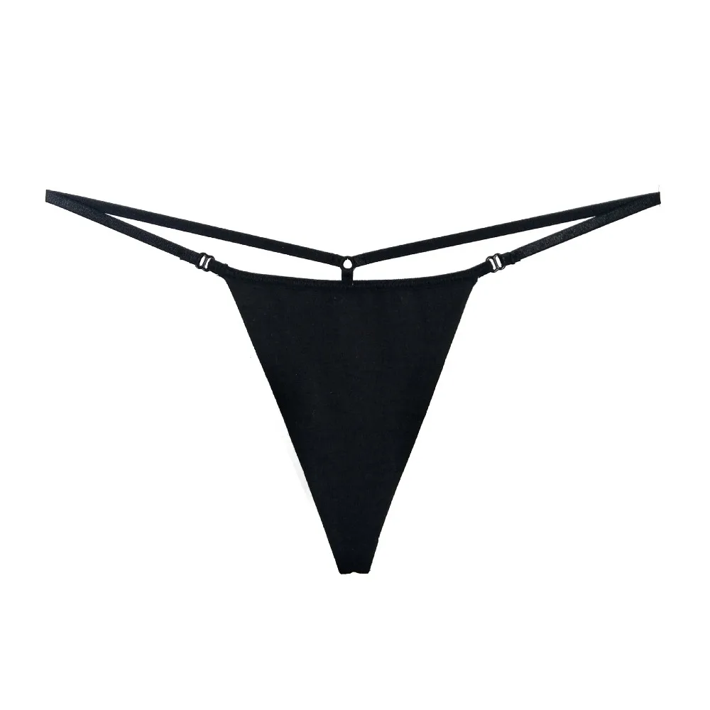 2018 Hot Sexy Underwear Women's Briefs Womens Sexy Stripper Micro Thong G string Pure Colour Ladies Panties Panty G008