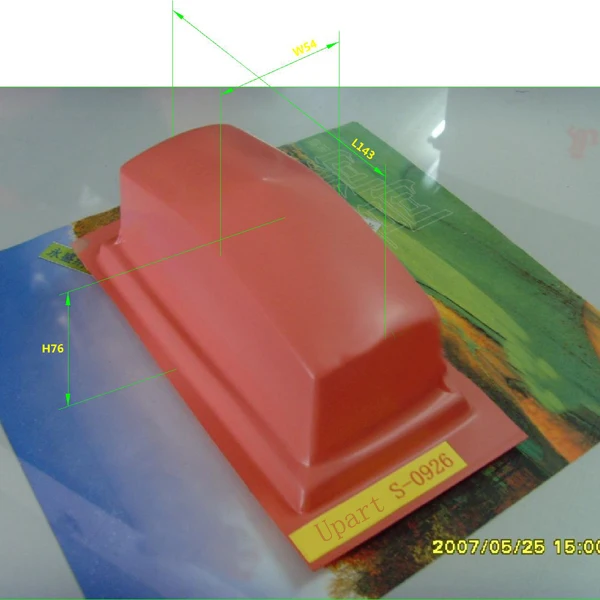 

5 pieces big rectangle one color tampo printing pads
