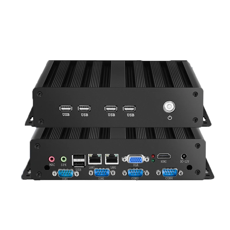 GZGMET 1080P USB Dual Gigabit Lan 4 COM HDMI Intel Celeron 1037U Dual Core FAnless Mini