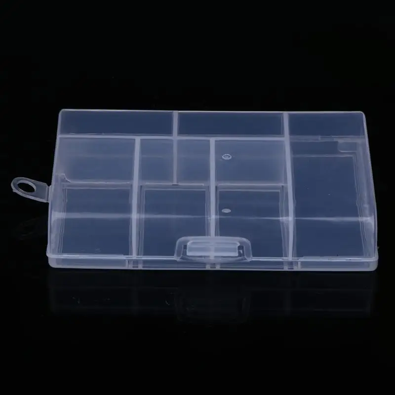 Фиксируемый 6 Отсек пластиковый ящик для хранения держатель Контейнер для рыболовной приманки Чехол Держатель Рыболовные снасти коробки аксессуары