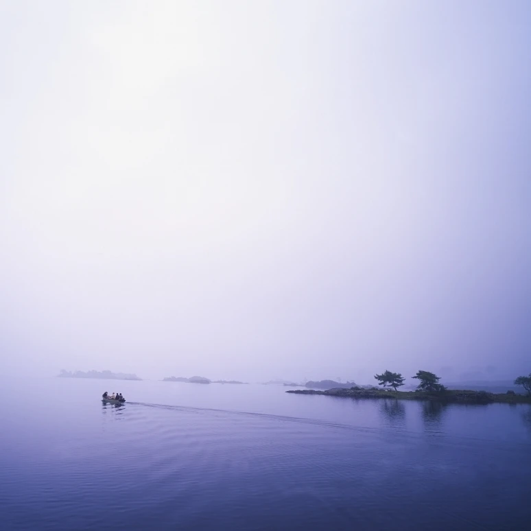Lough Corrib  Connemara  Co Galway  Ireland; Boat Out On The Lake Poster Print (17 x 13)