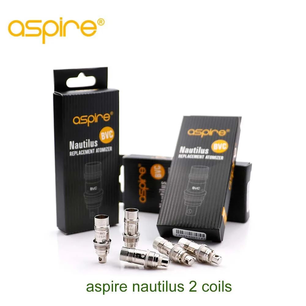 5 штук упак. оригинальные Aspire Nautilus 2 BVC катушки электронной сигареты aspire подходят