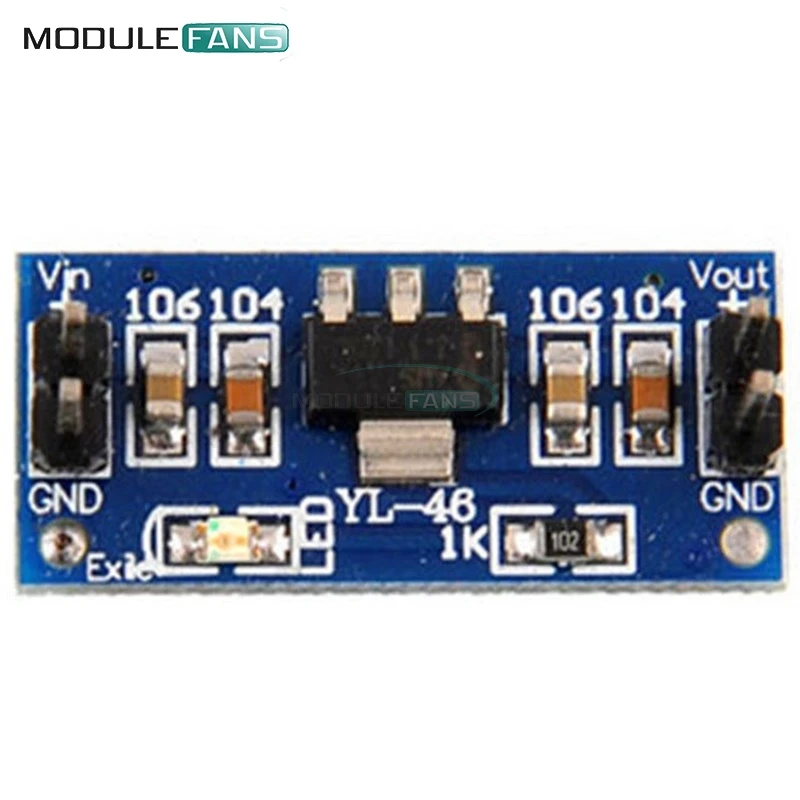 

10PCS 6-12V turn to 5V DC-DC AMS1117 Step Down Power Supply Module For Arduino Raspberry pi PCB Board AMS1117-5V
