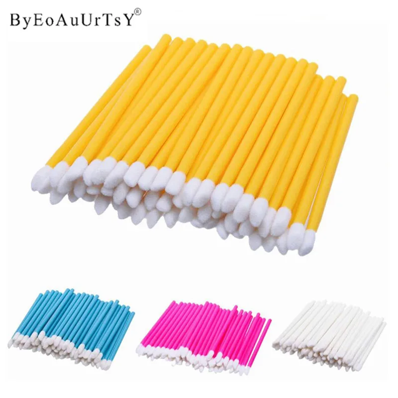 

200Pcs/Set Disposable Lip Brush Lipstick Wands Lip Gloss Applicators Cosmetic Tool