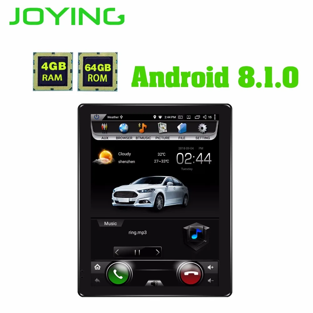 JOYING Android 8,1 9,7 ips HD сенсорный экран ОДИН Дин радио gps навигация 4 Гб Авторадио головное устройство мультимедиа с carplay