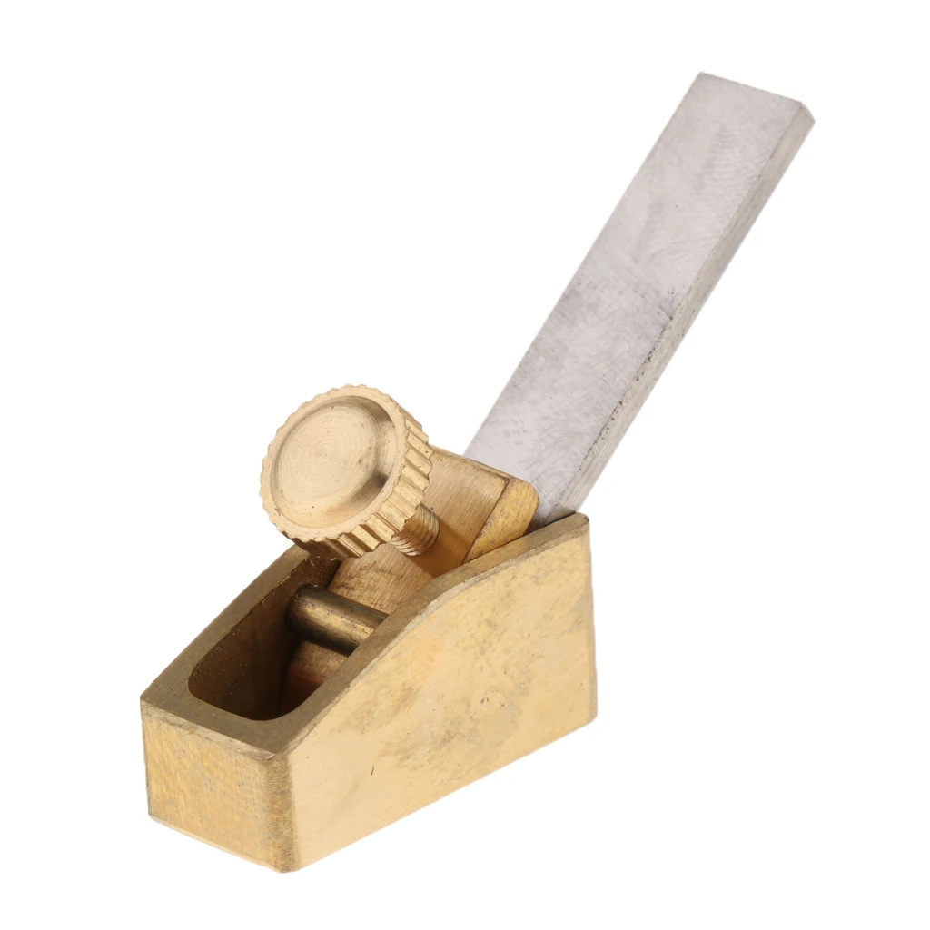 Tooyful Mini Brass Violin Viola Guitars Plane Cutter Hand Plane Wood Musical Instruments Woodcraft DIY Tool