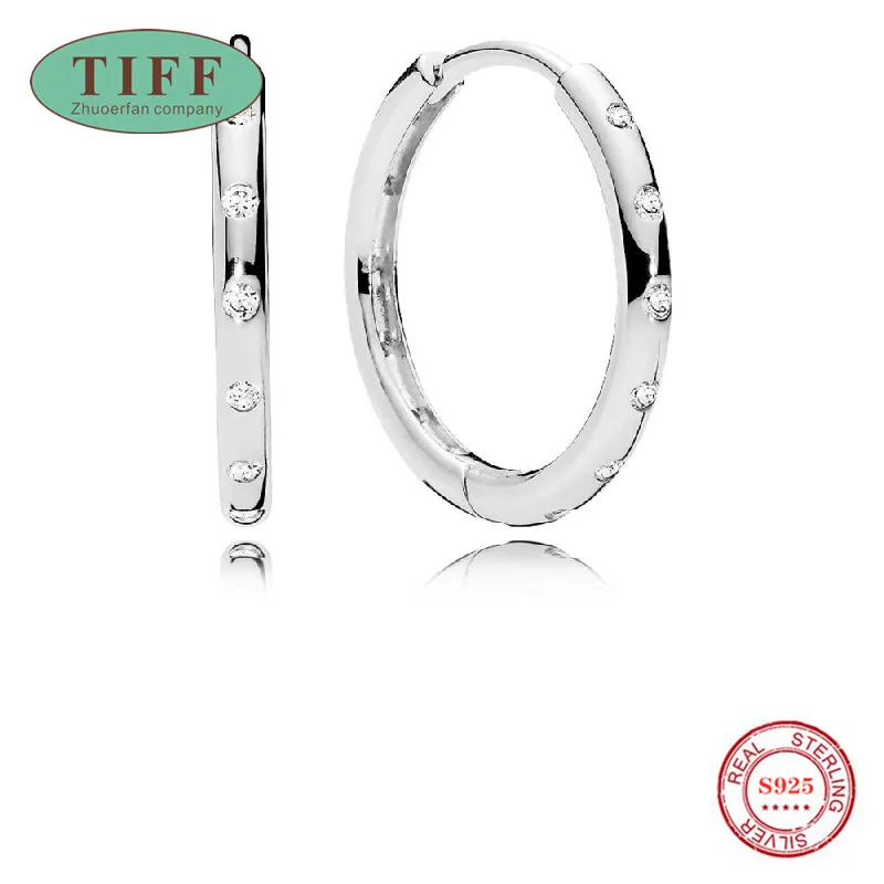 TIF PAN тайские серебряные серьги-гвоздики очаровательные оригинальные ювелирные изделия Роскошные модные женские подарки серьги для женщин