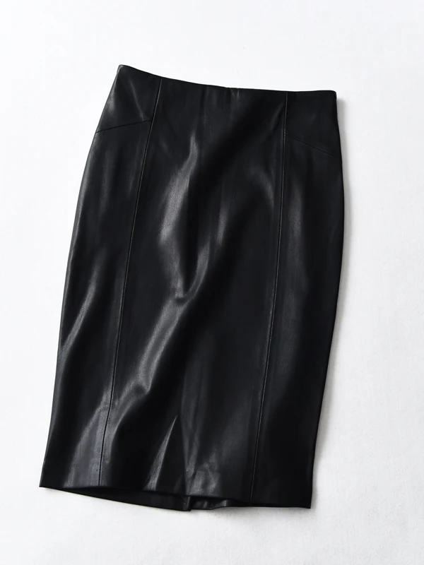 Женская Сексуальная Мягкая юбка-карандаш из искусственной кожи, осенняя Женская юбка-карандаш, юбка-карандаш из искусственной кожи с