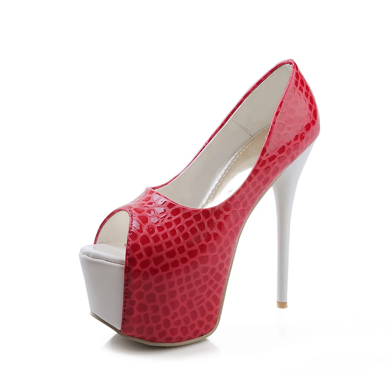 Плюс размер мода Рыбы губы рот sandalssuper сексуальные высокие heeld чистка дамы peep toe