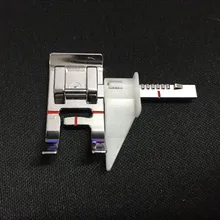 1 шт. аксессуары для бытовой швейной машины прижимная лапка для ног Набор для подгибки ног запасные части с коробкой для Brother Singer Janome#10