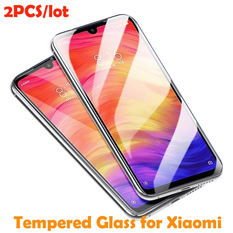 

2pcs Tempered Glass For Xiaomi mi 9 8 pocophone f1 mix 2 3 A1 Screen Protector For Xiaomi Redmi Note 7 6 pro 5 Glass Protective