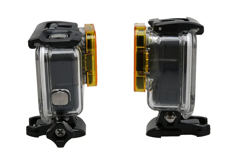 Diving Filter Original Waterproof Lens Cap Yellow Red Purple Gray Dive Filter For Go pro Hero 5 6 Black Accessories (2)