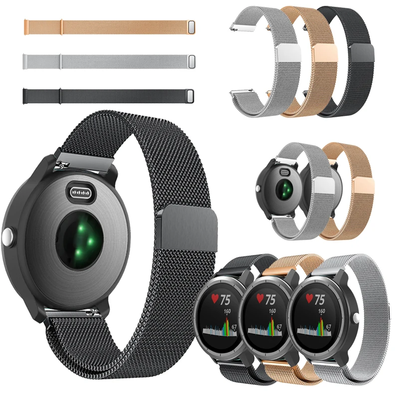 Для Garmin Vivoactive 3 Band Milanese Loop Strap Band классический вид браслета