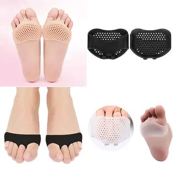 

1Pcs Soft Silicone Gel Pointe Ballet Dance Pads Foot Care Forefoot Pain Protector Straighten Bent Toes Cap Cover Pedicure Tools