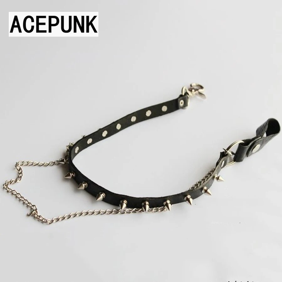 

Cool Men Pants Chain Wallet Belt Jeans Chain Rivet Punk Belt Strap Metal Decoration Exude Non-Mainstream Male Bell Chains