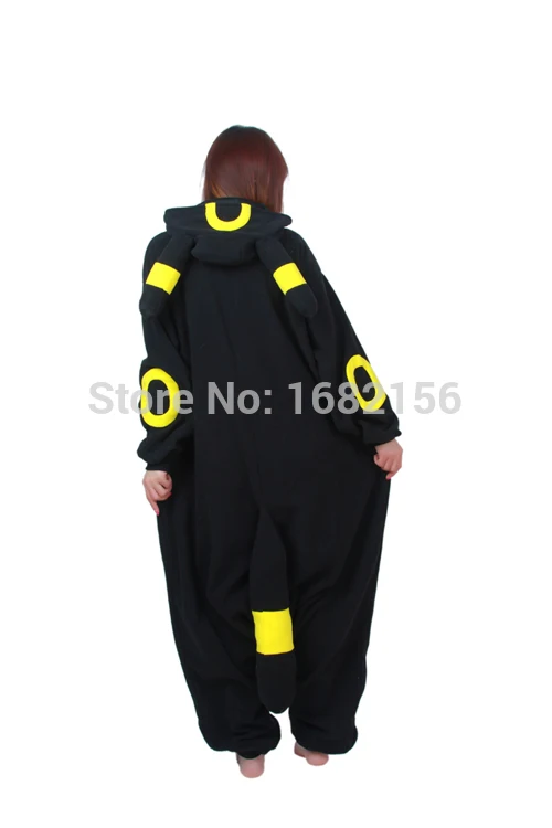 Adult Anime Pokemon Cosplay Costume Black Pikachu Umbreon Onesie Unisex Pajamas Party For Women Man 11.jpg