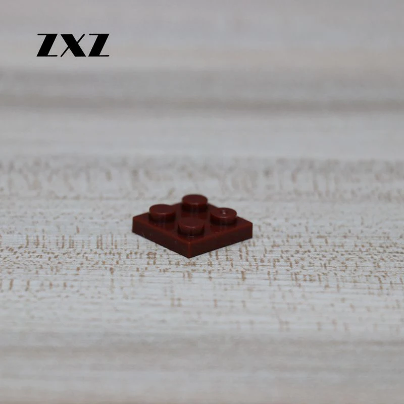 100 шт./лот 2x2 DIY Обучающие строительные блоки самоблокирующиеся детали 3022 сборные