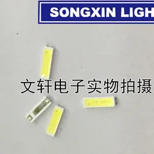 Xiasongxin светильник 1000 шт. Lextar светодиодный Подсветка Mid Мощность светодиодный 0,5 Вт 7020 6V холодный белый 40LM ТВ Применение