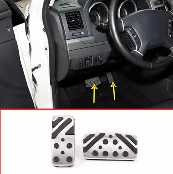 

2pcs Steel Fuel Brake Accelerator Foot Rest Pedal Pad Plate Trim AT For Mitsubishi Outlander EX Pajero ASX Eclipse Cross