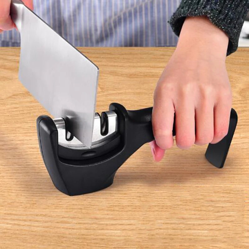 

Professional Knife Sharpener Stainless Steel Ceramic Knife Sharpening Stone Tungsten Steel Diamond Sharpener Kitchen Tools