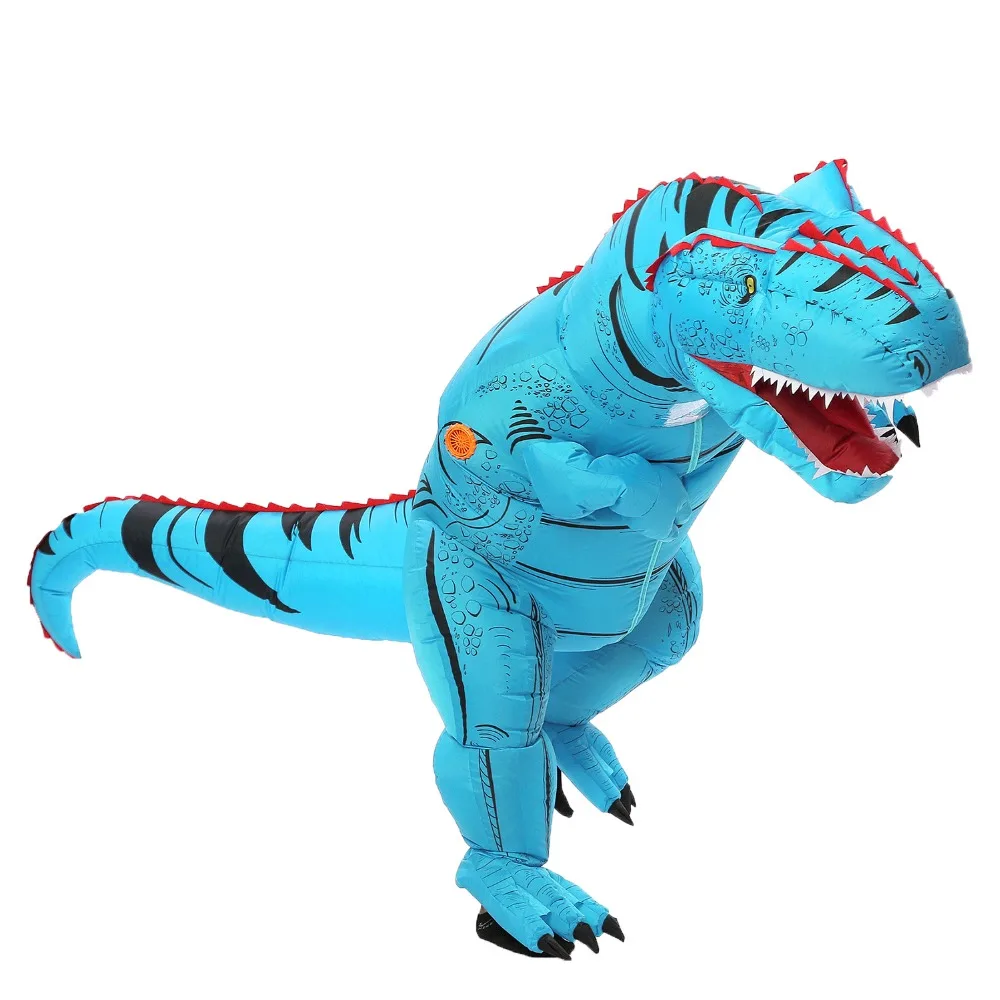 Надувной костюм динозавра T rex Trex для взрослых на Хэллоуин женщин и мужчин