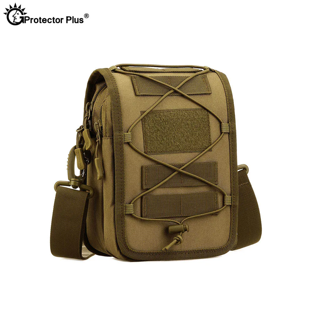 PROTECTOR PLUS Tactical Bag Military Messenger Bag Molle Pouch Single Shoulder Nylon Outdoor Sport