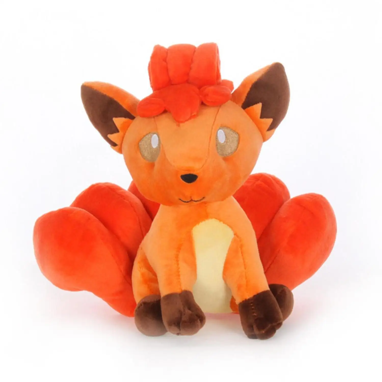 Плюшевый вульпикс со льдом и огнем, милые Аниме Мягкие игрушки для друга, качественные игрушки в подарок - Цвет: fire Vulpix