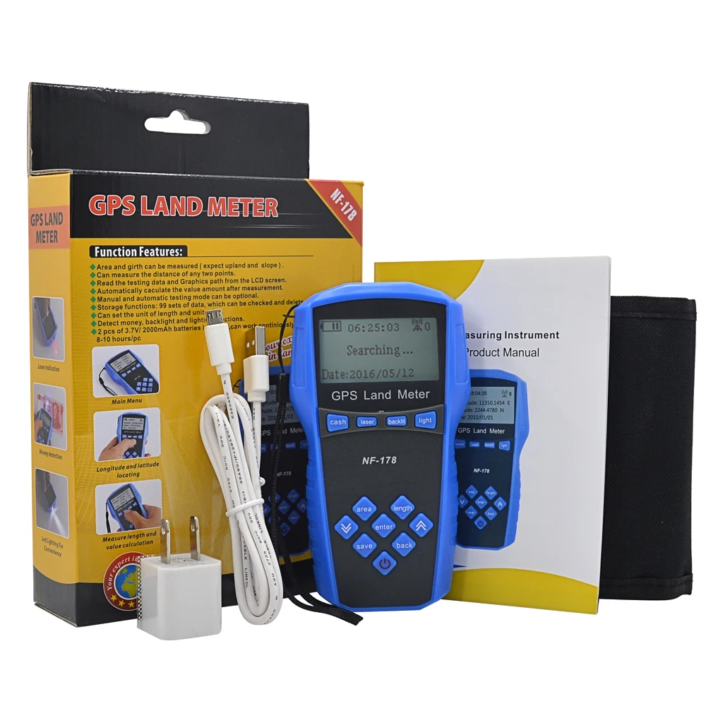 200pcs/lot Noyafa NF 178 Handheld GPS Survey GPS Test Devices for Flat