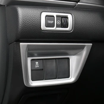 

YAQUICKA Car Interior Front Head Light Lamp Switch Frame Trim Styling Sticker For Honda Accord 10th 2018 ABS Accessories